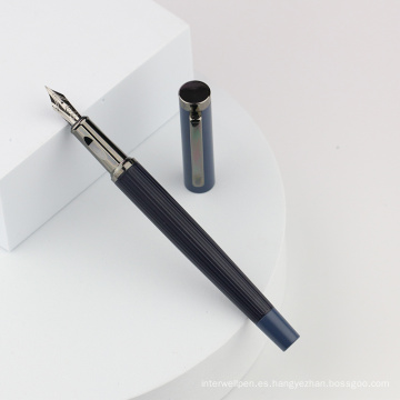 2021 nuevas ideas de productos promocionales Fuente elegante Pen Ink Metal Pen para regalos de negocios escolares de oficinas para hombres y mujeres